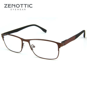 ZENOTTIC Optical Prescription Glasses Men Women Myopia Photochromic Eyeglasses