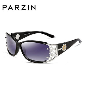 PARZIN Luxury Sunglasses Women Designer Vintage Polarized Ladies Sun Glasses