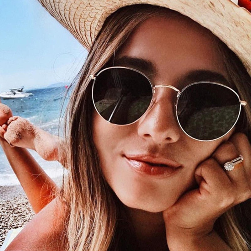 2019 Fashion Round Sunglasses Women