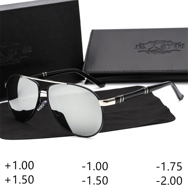 Eyeglasses Prescription men Sunglasses Progressive Correction Optical Prescription sun glasses