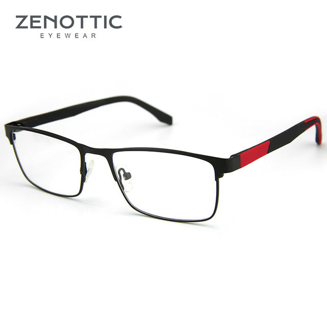 Metal Prescription Glasses Men Optical Eyeglasses Light Photochromic Glasses